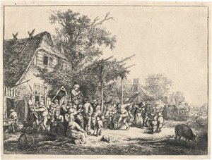 Lot 5594, Auction  127, Ostade, Adriaen van, Der Tanz unter der Laube