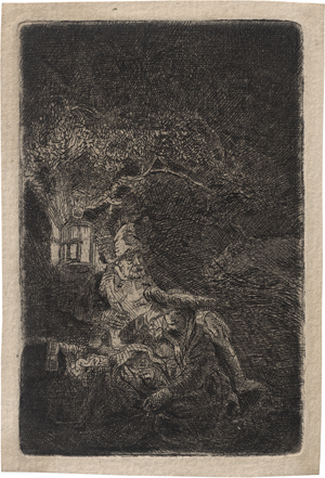 Lot 5608, Auction  127, Rembrandt Harmensz. van Rijn, Die Ruhe auf der Flucht, Nachtstück