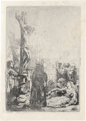 Lot 5611, Auction  127, Rembrandt Harmensz. van Rijn, Christus am Kreuze (kleine Platte)