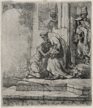 Lot 5612, Auction  127, Rembrandt Harmensz. van Rijn, Die Rückkehr des verlorenen Sohnes