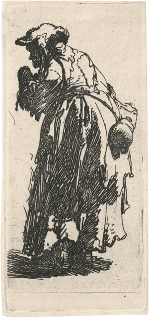 Lot 5619, Auction  127, Rembrandt Harmensz. van Rijn, Die Alte mit der Kürbisflasche