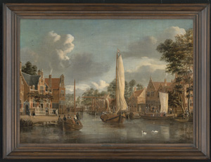 Los 6014 - Storck, Jacobus - Ansicht von Maarssen an der Vecht - 1 - thumb