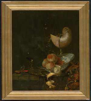 Los 6022 - Kalf, Willem - In der Art - Prunkstillleben mit Nautiluspokal, Römer und Früchten - 1 - thumb