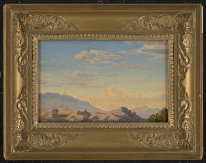 Los 6065 - Papperitz, Gustav Friedrich - Wolkenhimmel über den Bergrücken bei Civitella - 1 - thumb
