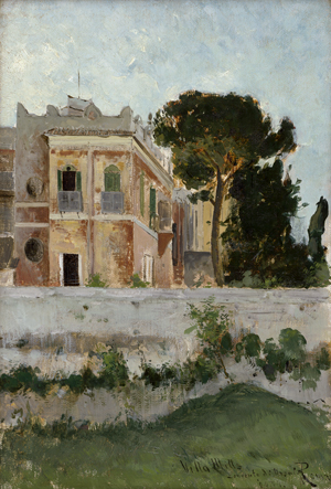 Lot 6076, Auction  127, Deutsch, 1874. Villa Mills auf dem Palatin in Rom