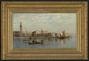 Los 6083 - Malchus, Carl von - Der Bacino di San Marco in Venedig, gesehen von der Punta della Dogana - 1 - thumb