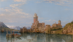 Lot 6086, Auction  127, Stanfield, George Clarkson, Blick auf Castello Scaligero in Sirmione am Gardasee