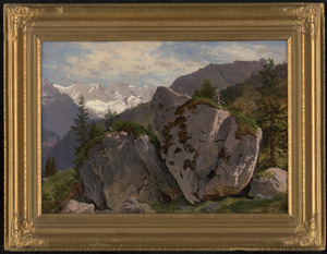 Los 6093 - Steffan, Johann Gottfried - zugeschrieben - Schweizer Berglandschaft - 1 - thumb