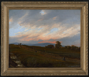 Los 6115 - Kummer, Carl Robert - Sonnenuntergang wohl in Nordböhmen - 1 - thumb