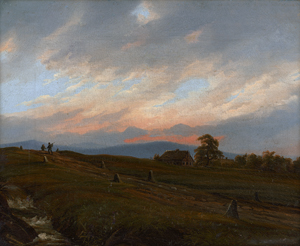 Lot 6115, Auction  127, Kummer, Carl Robert, Sonnenuntergang wohl in Nordböhmen