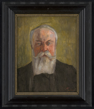 Los 6144 - Trübner, Wilhelm - Bildnis eines älteren Herrn en face - 1 - thumb