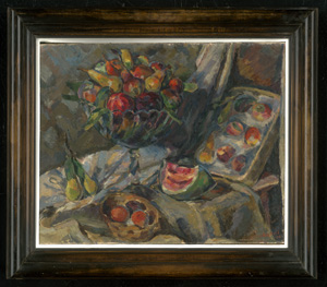 Los 6145 - Freyhold, Konrad Ferdinand von - "Stilleben mit Melonenschnitz" - 1 - thumb