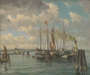 Lot 6149, Auction  127, Hübner, Ulrich, "Vier Segelschiffe"