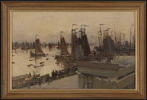 Los 6151 - Herrmann, Hans - Fischerboote im Hafen von Amsterdam - 1 - thumb
