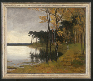 Los 6166 - Moll, Oskar - Märkischer Waldsee im Herbst - 1 - thumb