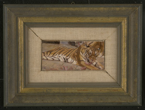 Los 6378 - Deutsch - um 1920. Bengal-Tiger, liegend - 1 - thumb