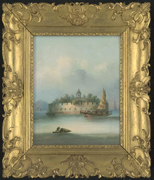 Los 6392 - Chinesisch - 19. Jh. Pendants mit Ansichten aus dem Perlflussdelta - 2 - thumb