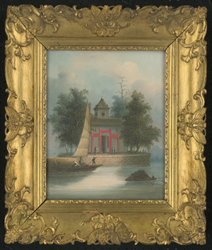 Los 6393 - Chinesisch - 19. Jh. Pendants mit Ansichten aus dem Perlflussdelta - 4 - thumb