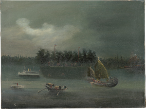 Los 6414 - Chinesisch - 19. Jh. Nächtliche Schifffahrtsszenen auf dem Perlfluss - 1 - thumb