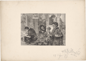 Lot 6416, Auction  127, Menzel, Adolph von - nach, Japanischer Stickkünstler