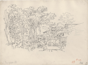 Lot 6419, Auction  127, Berg, Albert, Friedhof in Nagasaki auf Kyushu in Japan