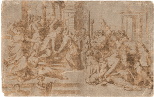 Lot 6501, Auction  127, Salviati, Francesco - Umkreis, Die Heimsuchung