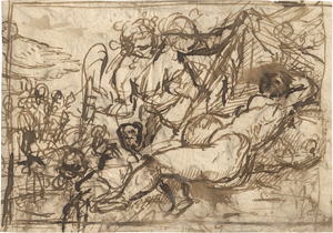 Lot 6519, Auction  127, Italienisch, 1. Hälfte 17. Jh. Amor und Psyche