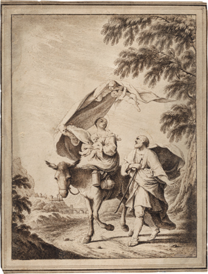 Lot 6555, Auction  127, Mattioli, Ludovico, Die Flucht nach Ägypten