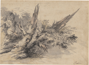 Lot 6563, Auction  127, Pierre, Jean-Baptiste Marie, Studie eines geborstenen Baumstammes