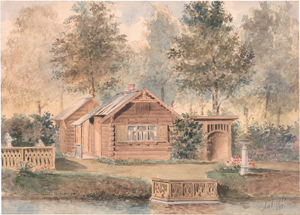 Lot 6639, Auction  127, Lawrow, Nikolai Andrejewitsch, Kleine Datscha am Wasser