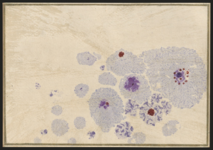 Lot 6721, Auction  127, Pirchan, Emil, Komposition in Blassblau, Lila und Korallenrot