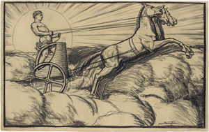 Lot 6734, Auction  127, Männchen, Albert, Apoll im Sonnenwagen