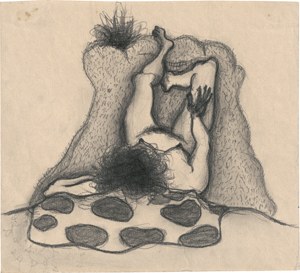 Lot 6911, Auction  127, Rainer, Arnulf, Liegender Akt (Maria Lassnig?)