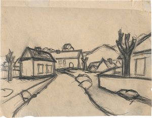 Lot 6930, Auction  127, Rainer, Arnulf, Dorfansicht, Straßenflucht