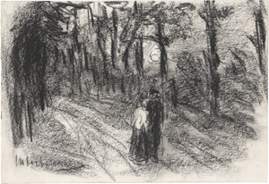 Lot 7005, Auction  127, Liebermann, Max, Allee mit Spaziergängern