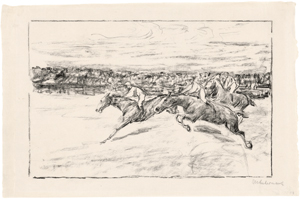 Lot 7008, Auction  127, Liebermann, Max, Pferderennen