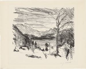 Lot 7034, Auction  127, Corinth, Lovis, Walchensee im Nebel