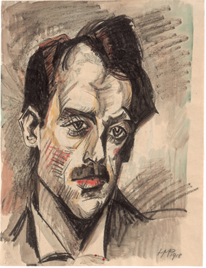 Los 7052 - Pechstein, Hermann Max - Bildnißköpfe I (Porträt Dr. Freundlich) - 0 - thumb