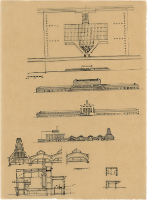 Los 7097 - Mendelsohn, Erich - Architekturentwürfe für verschiedene Projekte - 2 - thumb