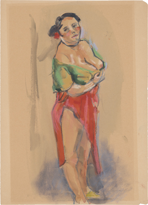 Lot 7126, Auction  127, Tappert, Georg, Stehende mit geschlitztem Rock