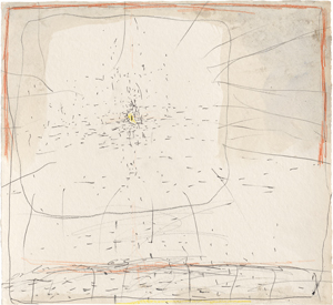 Lot 7193, Auction  127, Bohrmann, Karl Heinz, Gelbes Zentrum in Weiß