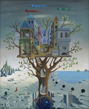 Lot 7196, Auction  127, Spiro, Georges, La ville sur l'arbre