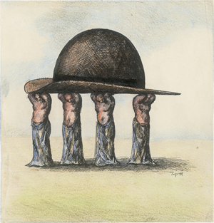 Lot 7209, Auction  127, Topor, Roland, Soirée à la Coupole