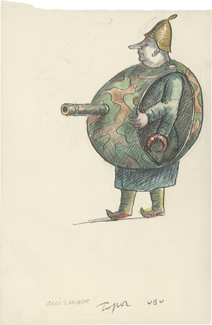 Lot 7210, Auction  127, Topor, Roland, UBU, cuirasse