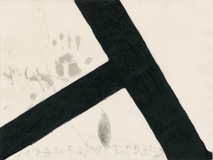 Lot 7218, Auction  127, Tàpies, Antoni, T inclinada