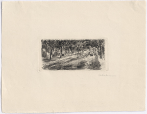 Lot 8066, Auction  127, Liebermann, Max, Heerengracht in Amsterdam