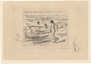 Lot 8068, Auction  127, Liebermann, Max, Badende Jungen