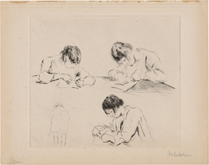 Lot 8071, Auction  127, Liebermann, Max, Kinderstudien