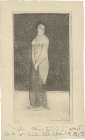 Lot 8195, Auction  127, Ebert, Albert, Mädchenakt mit Tuch