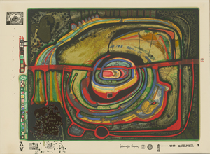 Lot 8234, Auction  127, Hundertwasser, Friedensreich, Die fünfte Augenwaage